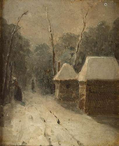 DUTCH LANDSCAPE PAINTER Active 2nd half 19th C. Village