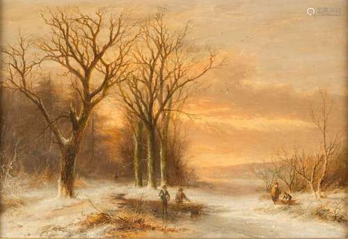 JAN EVERT MOREL 1835 Amsterdam - 1905 Weesp Brushwood