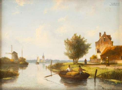EVERHARDUS KOSTER 1817 The Hague - 1892 Dordrecht