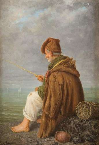 GAETANO MORMILE 1839 Napels - 1890 Ibid. The fisherman