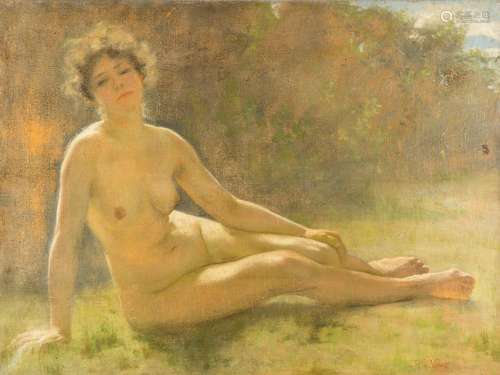 PAUL GERHART VOWE 1874 Elberfeld - 1937 Female nude in