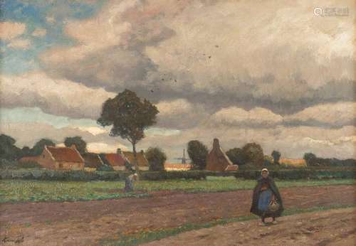 EUGEN KAMPF 1861 Aachen - 1933 Duesseldorf Cloudy sky