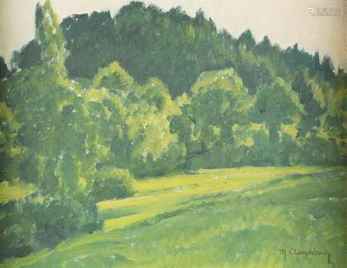 MAX CLARENBACH 1880 Neuss - 1952 Wittlaer Green summer