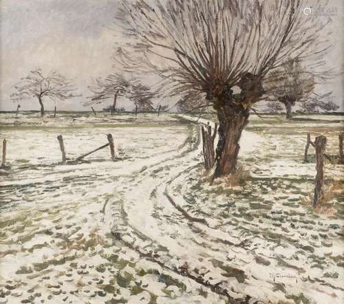 MAX CLARENBACH 1880 Neuss - 1952 Wittlaer Snow melting