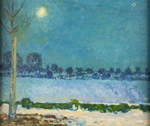 MAX CLARENBACH 1880 Neuss - 1952 Wittlaer Winter night