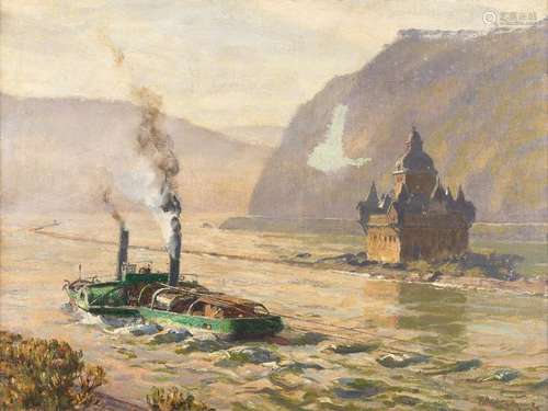 CORNELIUS WAGNER 1870 Dresden - 1956 Soecking The Rhine