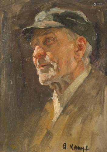 ARTHUR KAMPF 1864 Aachen - 1950 Castrop-Rauxel Portrait