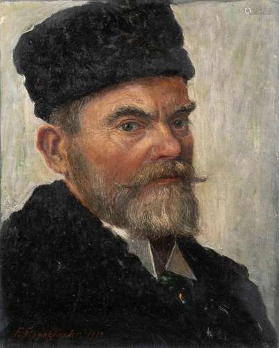 F. ROGOZINSKI Act. c. 1920 Set of paintings. Portrait