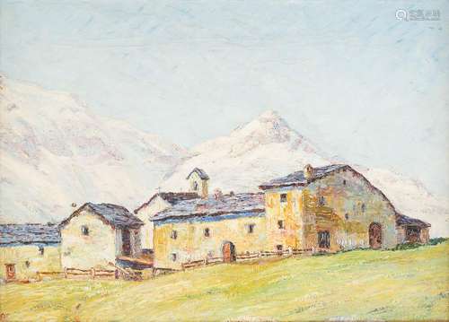 ITALIAN SCHOOL Beginning of 20th C. Village in the