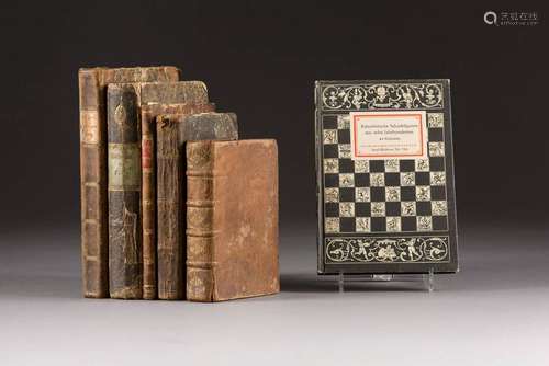 SIX BOOKS German/France, 17th - 20th century 6 volumes.