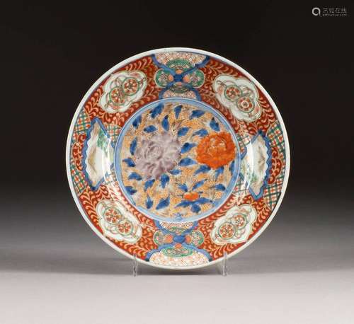 IMARI-TELLER Japan, um 1900 Porzellan, polychrome