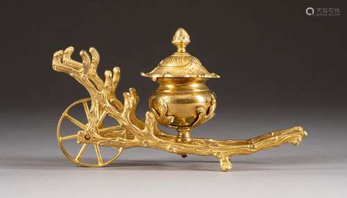 TINTENFASS IM LOUIS-XV-STIL Frankreich, 19. Jh. Bronze,