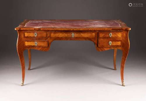 LOUIS XV.- BUREAU PLAT Frankreich, um 1750 Palisander,