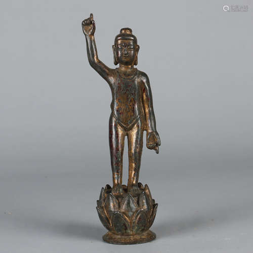 A Chinese Bronze Figure of Buddha