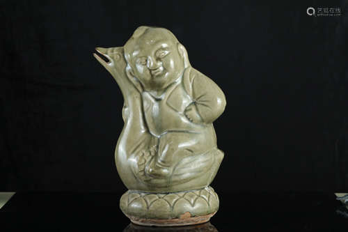 A Chinese Celadon Porcelain Figure