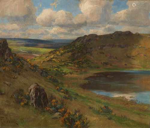 Fritz von WilleLandschaft in der EifelÖl auf Leinwand. 51,5 x 61,5 cm.Signiert unten links: F. v.