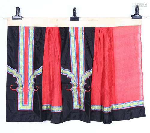 CHINESE SILK GAUZE SKIRT