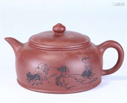 CHINESE YIXING WARE TEA POT