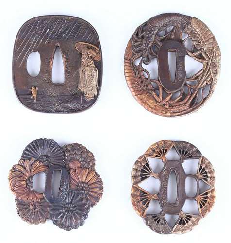 GROUP OF JAPANESE TSUBA