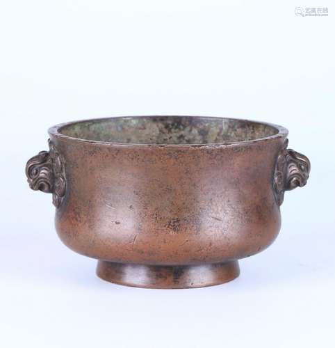 CHINESE BRONZE INCENSE BURNER