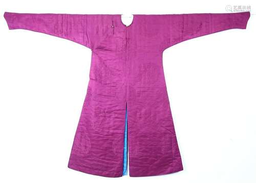 CHINESE SILK WOMAN'S WINTER ROBE