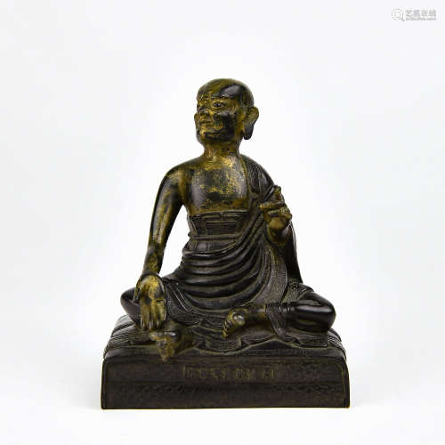 A Chinese Bronze Luohan