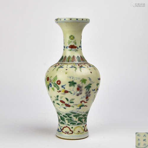 A Chinese Dou-Cai Porcelain Vase