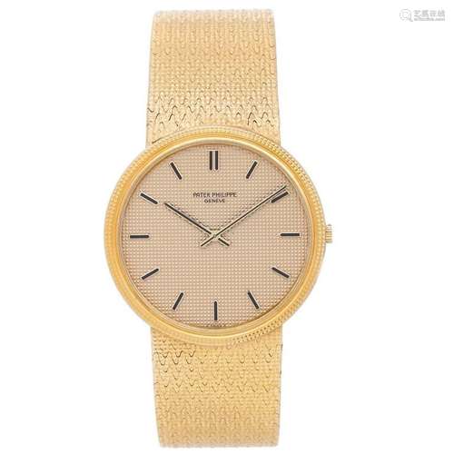 Patek Philippe & Co. Yellow Gold Calatrava Manual Wristwatch Ref 3611 / 1