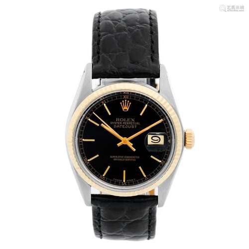 Men's Rolex Datejust 2-Tone Watch 16013