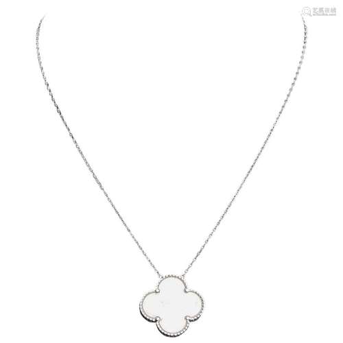 Van Cleef & Arpels Limited Edition Magic Alhambra Pendant and Necklace