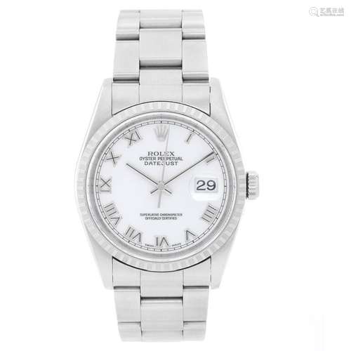 Rolex Stainless Steel Datejust Automatic Wristwatch, 16220