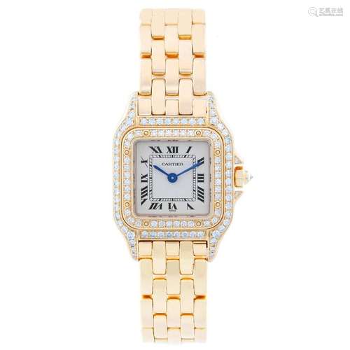 Cartier Ladies Yellow Gold Small Panther Quartz Wristwatch