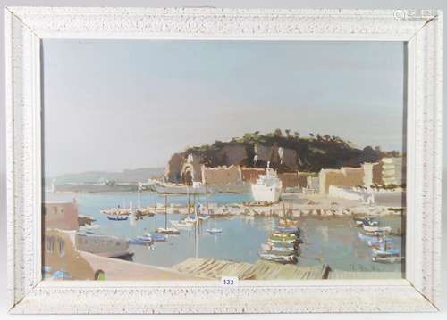 Jonathan ZUTTER (1928 1998) \nLe port d'Antibes \nhu…