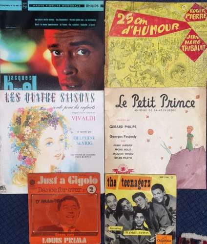 Lot de 37 33 tours, musique classique et divers