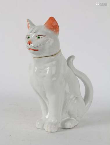 Staffordshire, Jersey (style de ), chat en porcela…