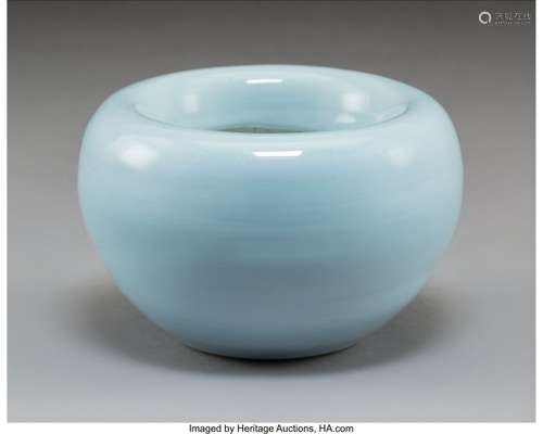 78207: A Chinese Clair-de-Lune Glazed Porcelain Water P