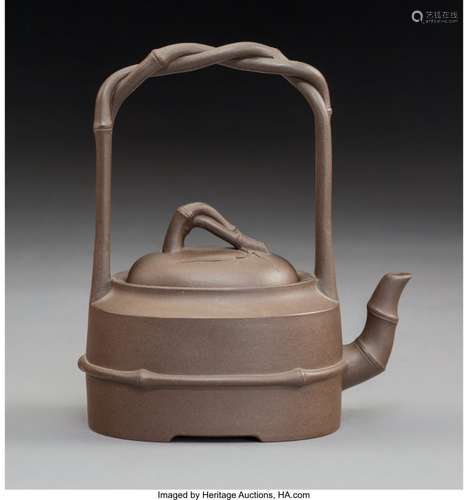 78266: A Chinese Liu Jianjun Zisha Clay Teapot,  20th c