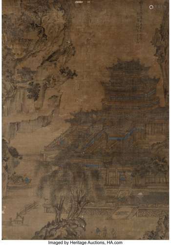 78284: Attributed to Luo Mu (Chinese, 1622-1704) Landsc