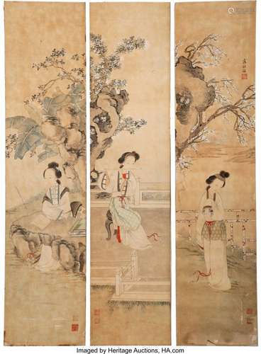 78294: Rong Zuchun (Chinese, 1872-1944) Beauties, 20th