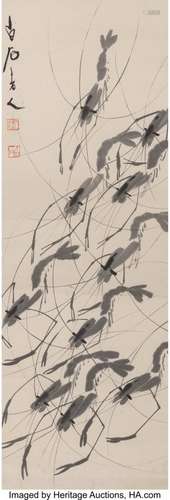 78306: Attributed to Qi Baishi (Chinese, 1864-1957) Shr