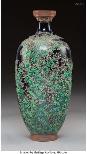 78339: A Japanese Cloisonné Enamel Vase,