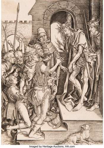 21165: After Martin Schongauer  By Adriaen Huybrechts E