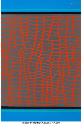 21321: Paul Maxwell (b.1925) Untitled - Red and Blue We