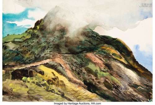 68033: Peter Hurd (American, 1904-1984) Green Mountain