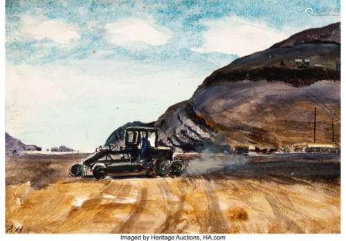 68034: Peter Hurd (American, 1904-1984) The Landing Str