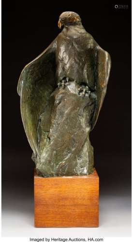 68042: Kent Ullberg (American, b. 1945) Eagle Bronze wi