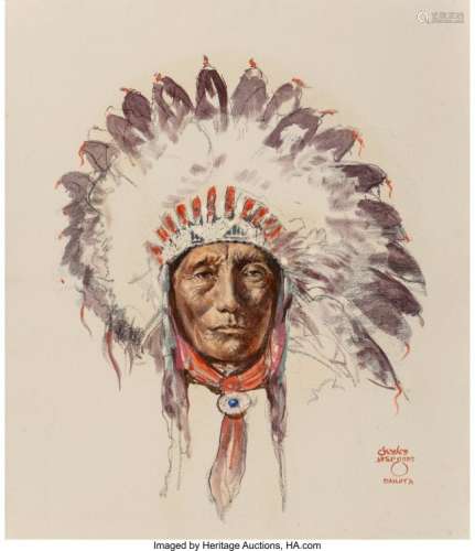68060: Charles Jr. Hargens (American, 1893-1997) Sioux