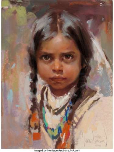 68084: Harley Brown (American, b. 1939) Child of the Pl