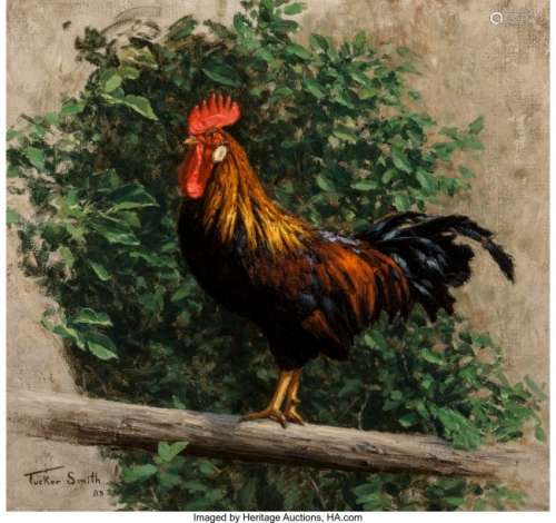 68095: Tucker Smith (American, b. 1940) Rooster, 1985 O
