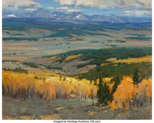 68132: Scott Christensen (American, b. 1962) Wyoming Fa